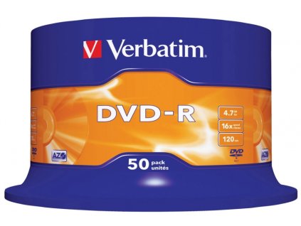 21528 1 dvd r verbatim 4 7gb 16x 50 pack