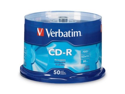 21552 1 cd r verbatim 700mb 52x 50 pack extraprotection