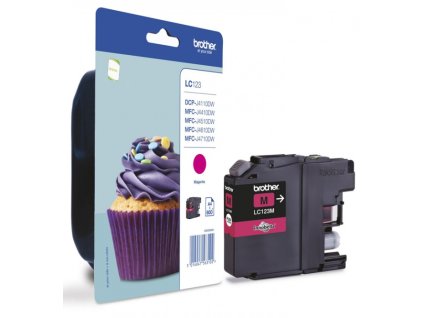 21597 1 originalni inkoust brother lc123m magenta