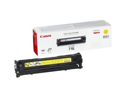 Originální toner Canon CRG718Y žlutý