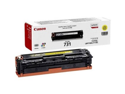 21666 1 originalni toner canon crg731y zluty