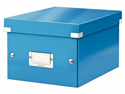 Krabice s víkem Leitz Click&Store WOW S modrá