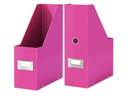 22695 magazin box leitz click store wow ruzovy