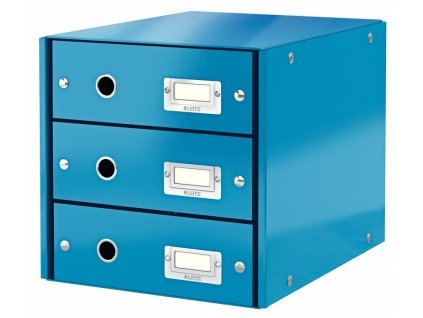 Zásuvkový box Leitz Click&Store WOW 3 modrý