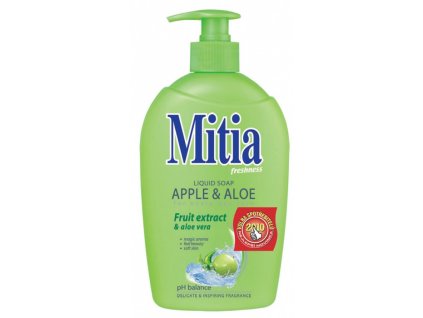 Tekuté mýdlo MITIA apple & aloe 500ml s dávkovačem