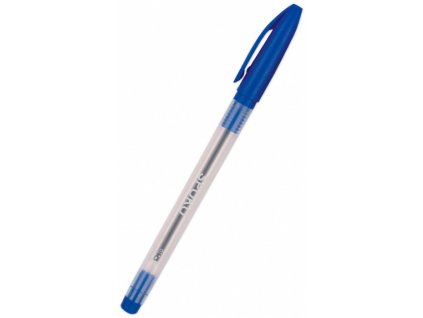 Kuličkové pero SPOKO 0115 jednorázové modré