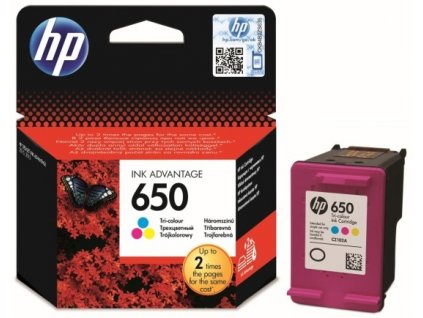 Originální inkoust HP CZ102AE no.650 barevný