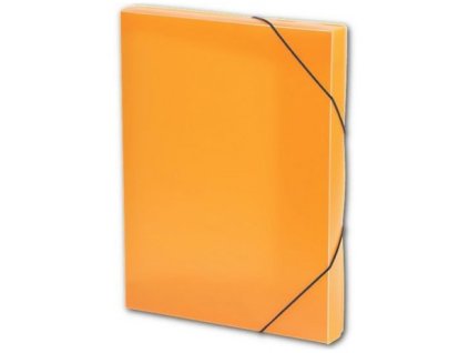 2715 box s gumou opaline a4 oranzovy