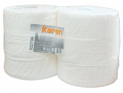 Toaletní papír JUMBO 280 2-vrstvý 265m KAREN 010321