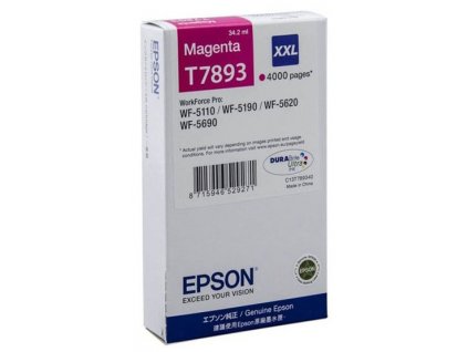 Originální inkoust Epson T7893 XXL magenta