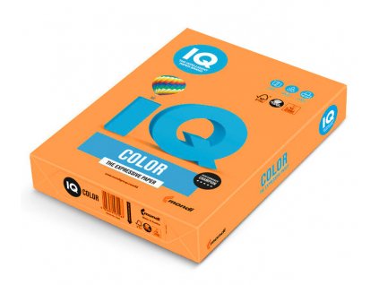 IQ Color NEON oranžová A4 80g