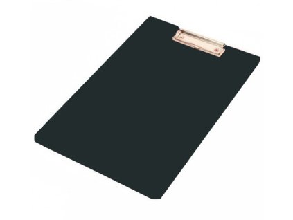 2832 dvojdeska z pvc s klipem a4 cerna
