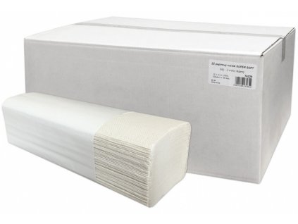 Papírové ručníky ZZ SUPER SOFT bílé 3200ks