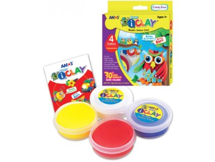 28902 1 modelovaci hmota samotvrdnouci i clay 4 barvy