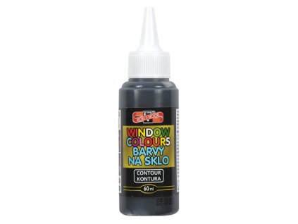 29298 1 barva na sklo 60ml cerna