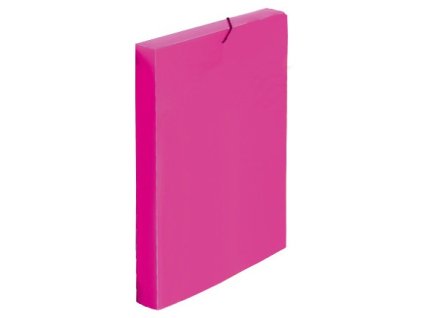 29694 1 box na spisy s gumou a4 magenta