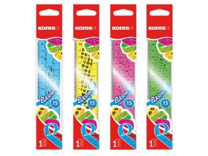 30966 1 ohebne pravitko kores elastik 15cm
