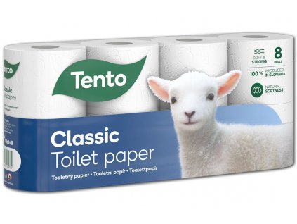 Toaletní papír TENTO Classic 8ks