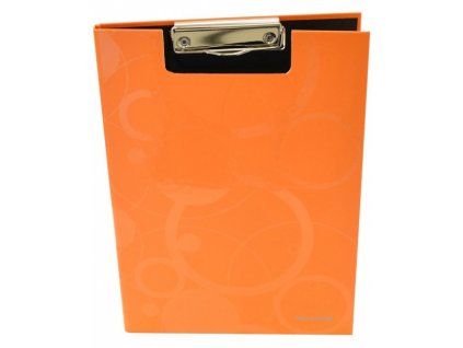 3327 dvojdeska neo colori s klipem a4 oranzova