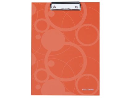 3423 podlozka s klipem neo colori a4 oranzova