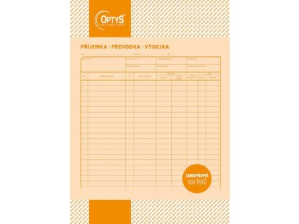 Příjemka převodka výdejka 1075 A4