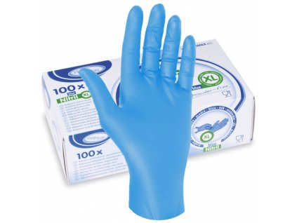 36639 rukavice nitril velikost xl modre