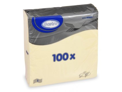 36783 1 ubrousky papirove 1 vrstve 100ks bezove