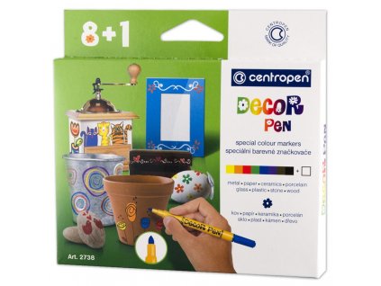 Centropen 2738 Decor Pen 8+1ks