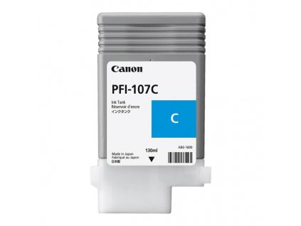 Originální inkoust Canon PFI107C modrý