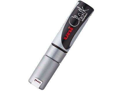 UNI PWE-8K ChalkMarker křídový stříbrný