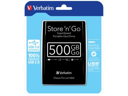 Verbatim Store N Go 2.5" USB3.2 500GB
