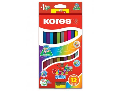 39978 pastelky kores kolores jumbo duo 93252 12ks