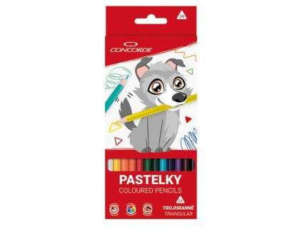 40062 pastelky concorde 1123 trojhranne 24ks