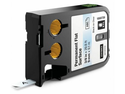40197 dymo xtl paska 1868739 9mm 9 1m cerno pruhledna