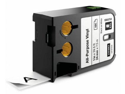 40206 dymo xtl paska 1868753 24mm 7m cerno bila