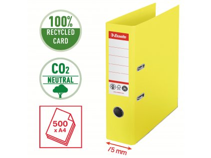 40239 1 pakovy poradac esselte a4 75mm co2 neutral no 1 zluty