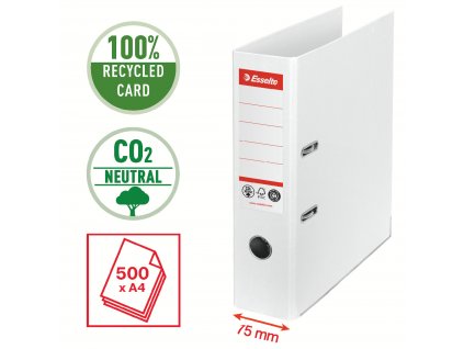 40251 1 pakovy poradac esselte a4 75mm co2 neutral no 1 bily