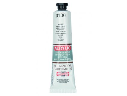 4368 1 akrylova barva koh i noor 40ml bila