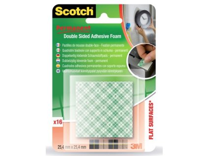 4917 1 lepici ctverecky 3m scotch mounting 16ks