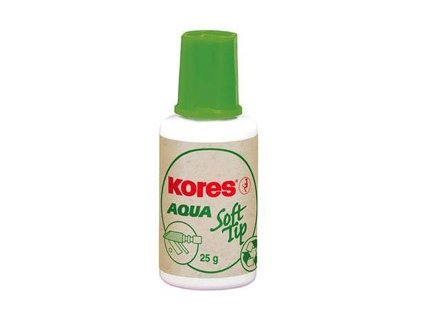 4959 1 opravny lak kores aqua soft tip 25ml s houbickou