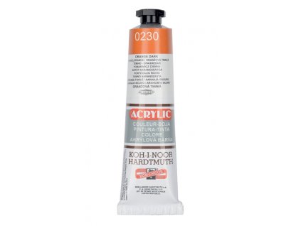 5346 1 akrylova barva koh i noor 40ml oranzova