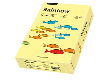 RAINBOW A4 80g 500ls světle žlutá (12)