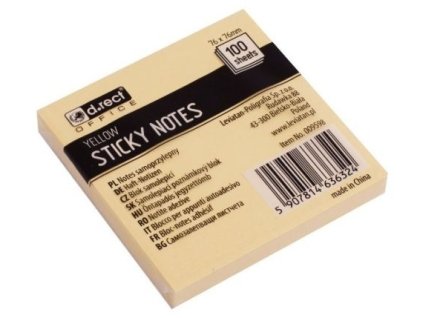 6048 1 blocek d rect 76x76mm 100 listu