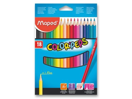 6135 1 pastelky maped color peps 18ks