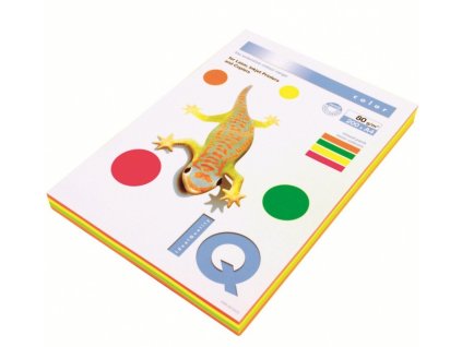 6693 iq color neon mix 4 barev a4 80g