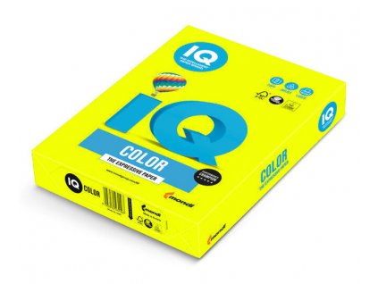 IQ Color NEON žlutá A4 80g