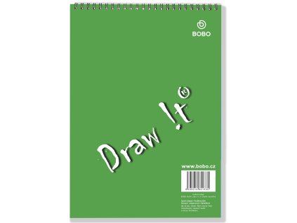 Kroužkový blok BOBO A4 40 listů čtverečkovaný