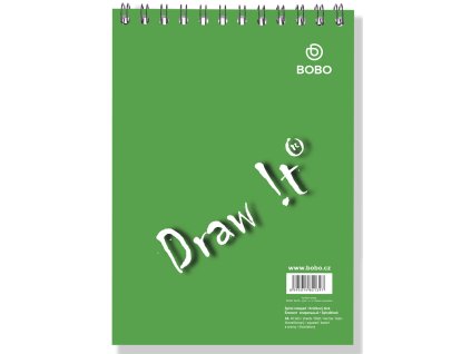Kroužkový blok BOBO A6 40 listů čtverečkovaný