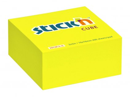 75369 blocek hopax 76x76mm 400 listu zluty