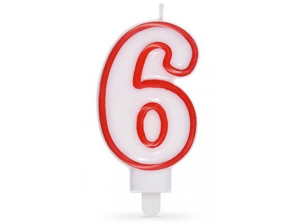 75618 svicka na dort cislice 6